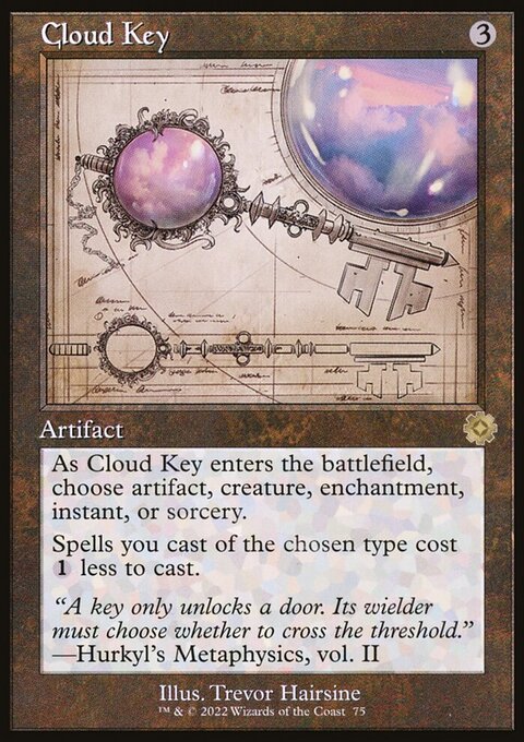 Cloud Key (Retro Schematic) (Serialized) [The Brothers' War Retro Artifacts]