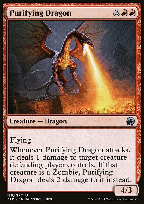 Purifying Dragon [Innistrad: Midnight Hunt]