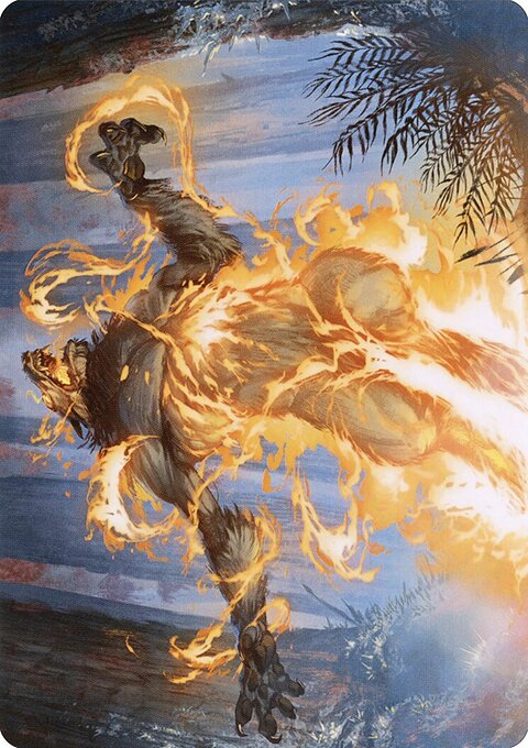 Burn the Accursed Art Card [Innistrad: Midnight Hunt Art Series]