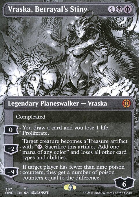 Vraska, Betrayal's Sting (Borderless Manga) [Phyrexia: All Will Be One]
