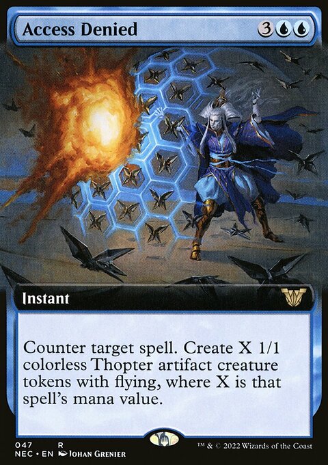 Access Denied (Extended Art) [Kamigawa: Neon Dynasty Commander]