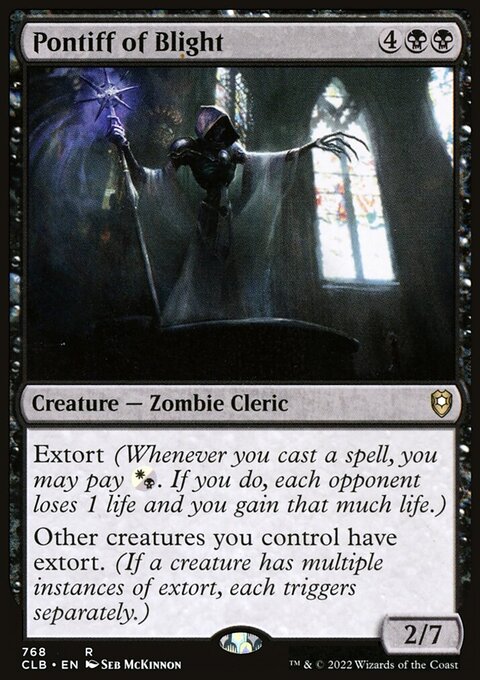 Pontiff of Blight [Commander Legends: Battle for Baldur's Gate]