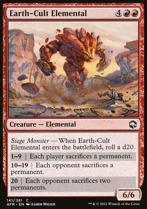 Earth-Cult Elemental [Dungeons & Dragons: Adventures in the Forgotten Realms]