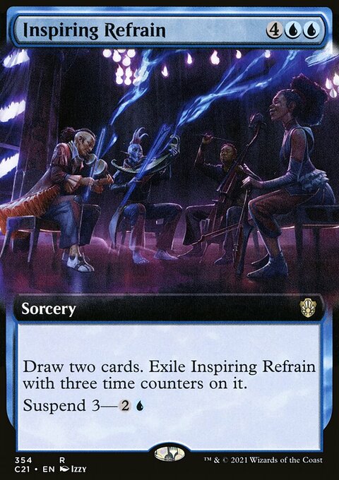 Inspiring Refrain (Extended Art) [Commander 2021]