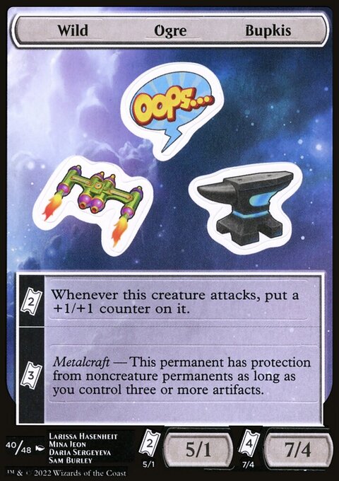 Wild Ogre Bupkis [Unfinity Stickers]