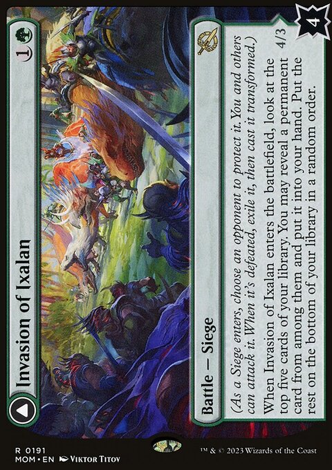 Invasion of Ixalan // Belligerent Regisaur [March of the Machine]