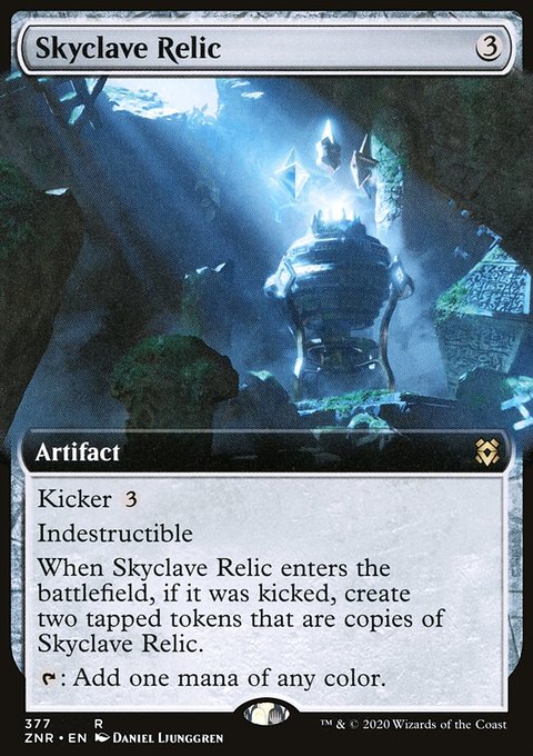 Skyclave Relic (Extended Art) [Zendikar Rising]