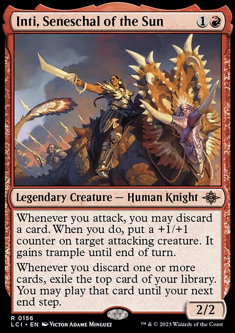 Inti, Seneschal of the Sun [The Lost Caverns of Ixalan]