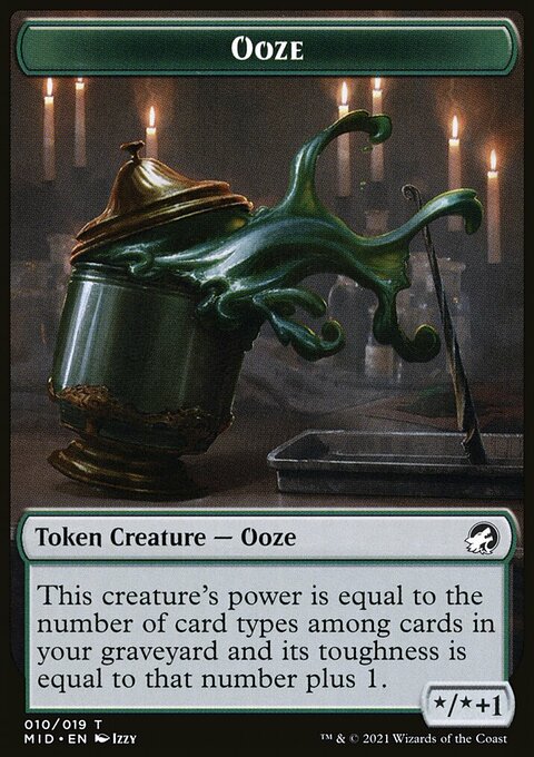 Ooze Token [Innistrad: Midnight Hunt Tokens]