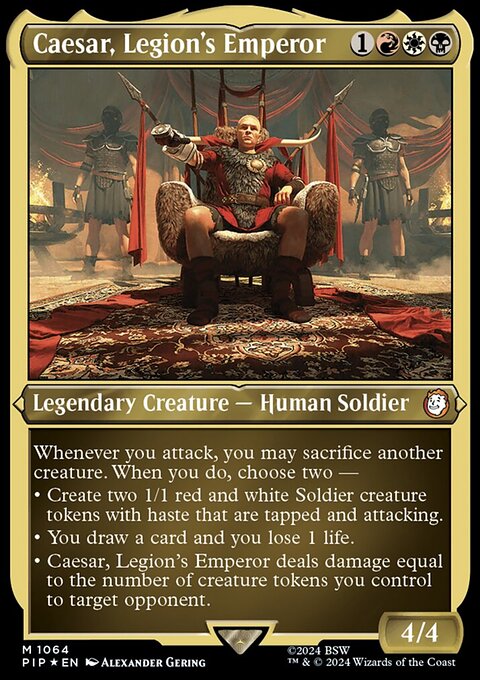 Caesar, Legion's Emperor (Display Commander) [Fallout]