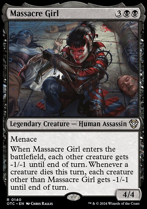 Massacre Girl [Outlaws of Thunder Junction Commander]