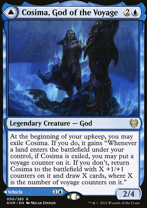 Cosima, God of the Voyage // The Omenkeel [Kaldheim]