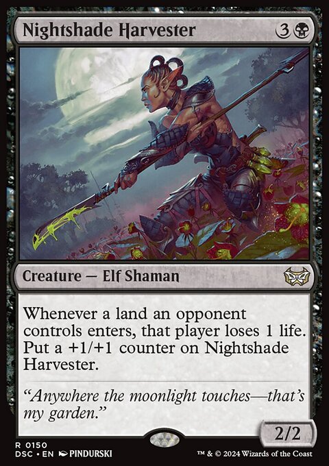 Nightshade Harvester [Duskmourn: House of Horror Commander]