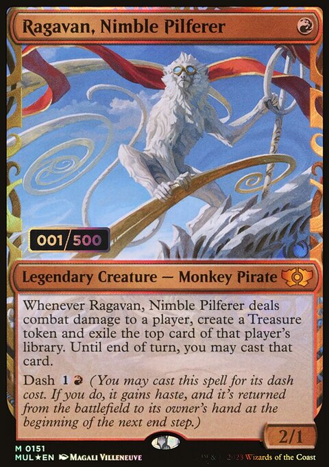 Ragavan, Nimble Pilferer (Serialized) [Multiverse Legends]