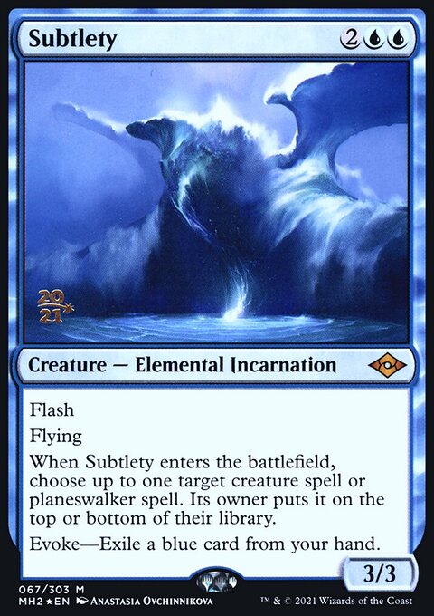 Subtlety [Modern Horizons 2 Prerelease Promos]