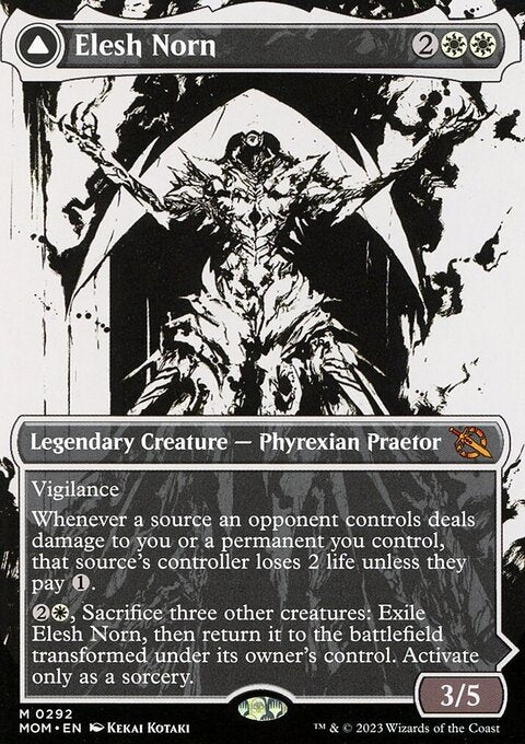 Elesh Norn // The Argent Etchings (Showcase Planar Booster Fun) [March of the Machine]