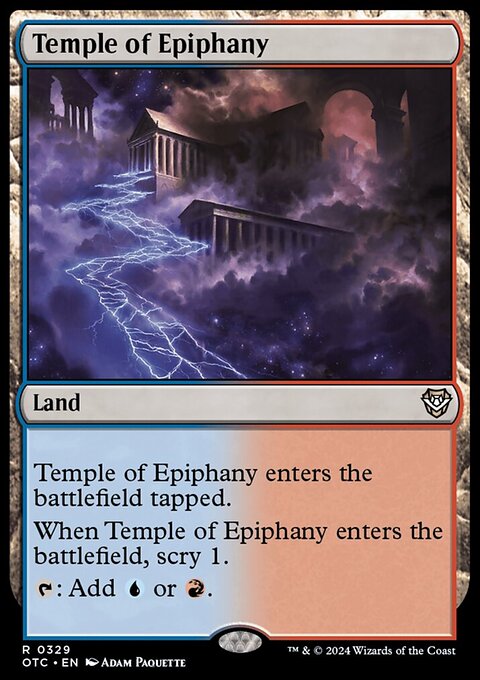 Temple of Epiphany [Outlaws of Thunder Junction Commander]