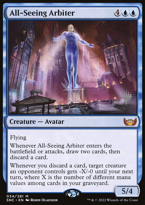 All-Seeing Arbiter (Promo Pack) [Streets of New Capenna Promos]
