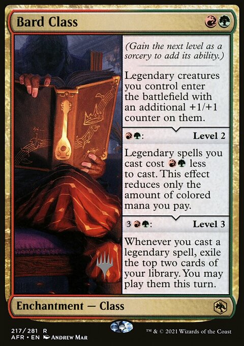 Bard Class (Promo Pack) [Dungeons & Dragons: Adventures in the Forgotten Realms Promos]