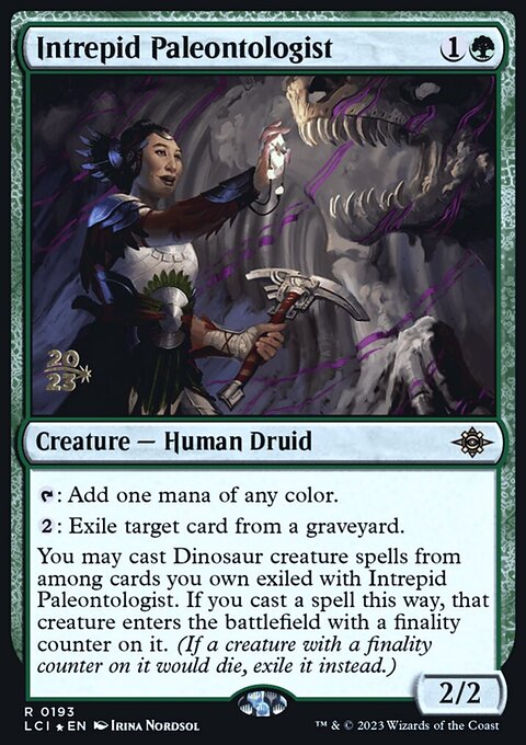 Intrepid Paleontologist [The Lost Caverns of Ixalan Prerelease Cards]