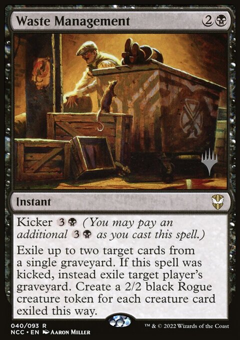 Waste Management (Promo Pack) [Streets of New Capenna Commander Promos]