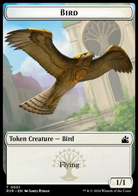 Bird // Emblem - Domri Rade Double-Sided Token [Ravnica Remastered Tokens]