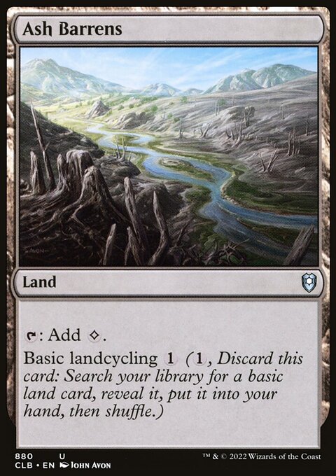 Ash Barrens [Commander Legends: Battle for Baldur's Gate]