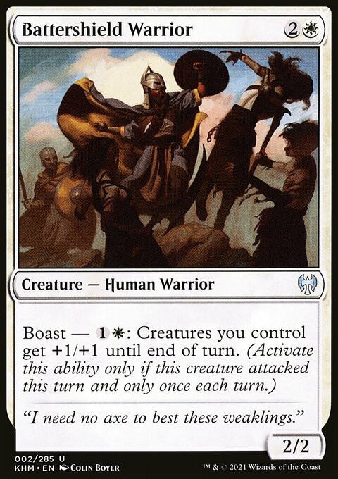 Battershield Warrior [Kaldheim]