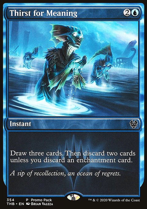 Thirst for Meaning (Promo Pack) [Theros Beyond Death Promos]