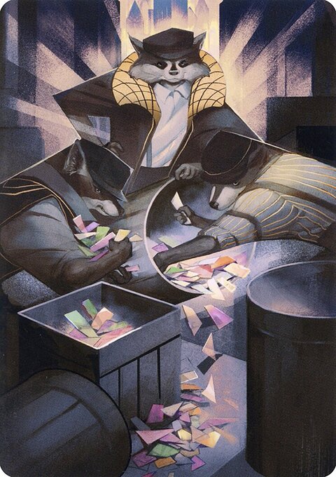 Masked Bandits Art Card [Streets of New Capenna Art Series]