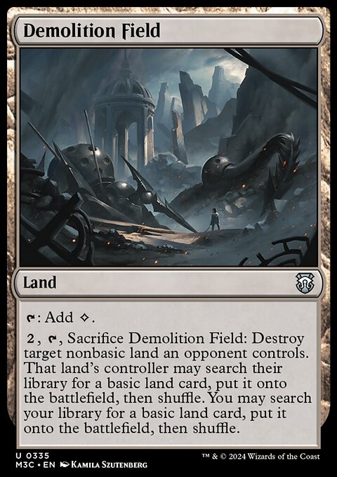 Demolition Field (Ripple Foil) [Modern Horizons 3 Commander]