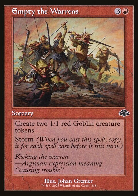 Empty the Warrens (Retro) [Dominaria Remastered]