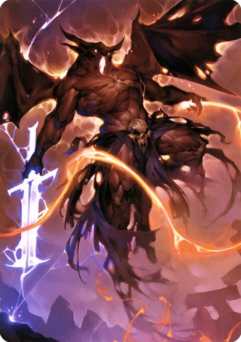 Balor Art Card (Gold-Stamped Signature) [Commander Legends: Battle for Baldur's Gate Art Series]