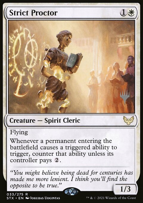 Strict Proctor (Promo Pack) [Strixhaven: School of Mages Promos]