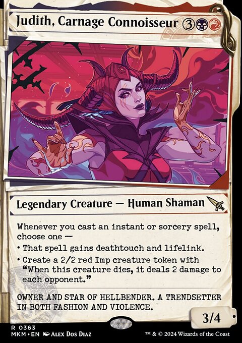 Judith, Carnage Connoisseur (Showcase) [Murders at Karlov Manor]