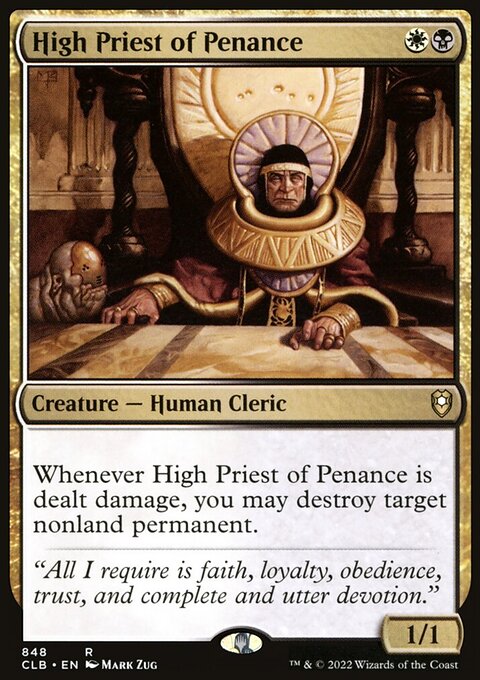 High Priest of Penance [Commander Legends: Battle for Baldur's Gate]