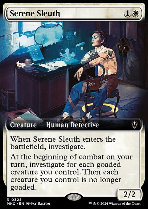 Serene Sleuth (Extended Art) [Murders at Karlov Manor Commander]