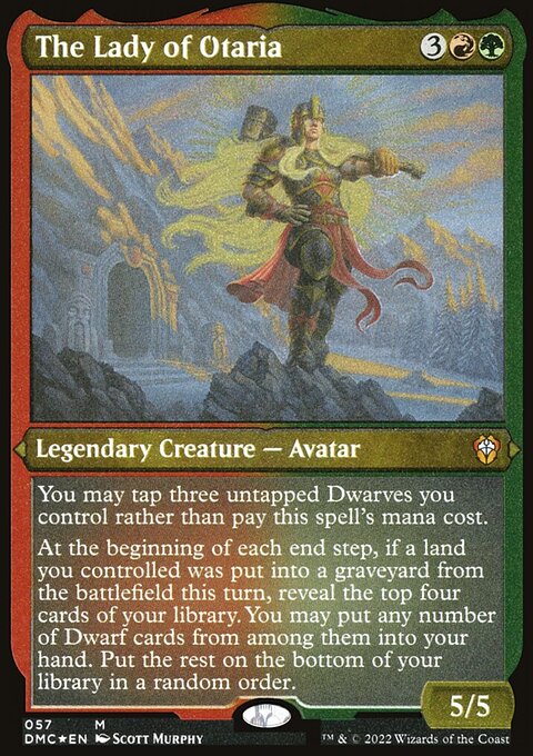 The Lady of Otaria (Foil Etched) [Dominaria United Commander]