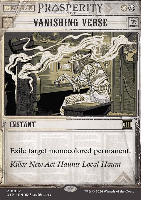 Vanishing Verse [Outlaws of Thunder Junction: Breaking News]