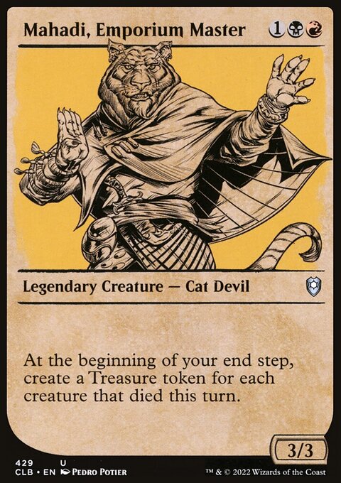 Mahadi, Emporium Master (Showcase) [Commander Legends: Battle for Baldur's Gate]