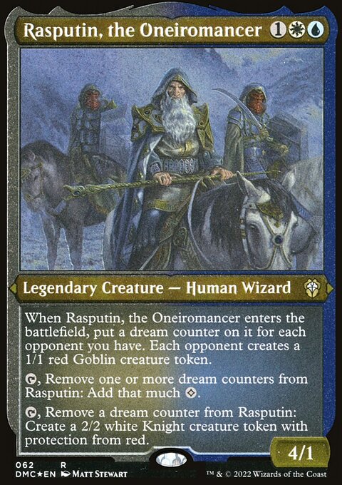 Rasputin, the Oneiromancer (Foil Etched) [Dominaria United Commander]