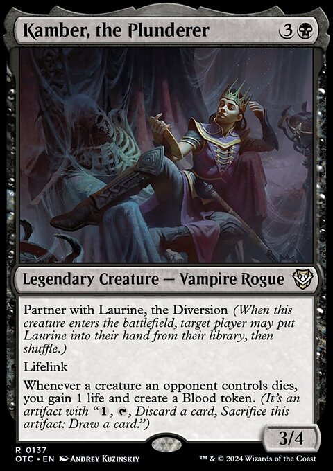 Kamber, the Plunderer [Outlaws of Thunder Junction Commander]