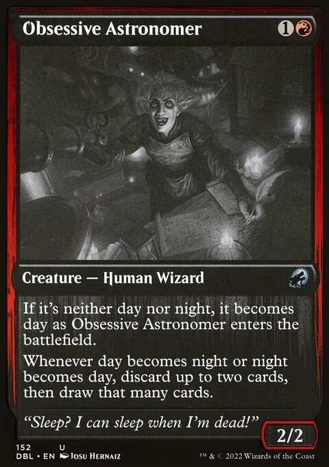 Obsessive Astronomer [Innistrad: Double Feature]