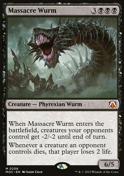 Massacre Wurm [March of the Machine Commander]