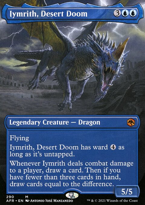Iymrith, Desert Doom (Borderless Alternate Art) [Dungeons & Dragons: Adventures in the Forgotten Realms]