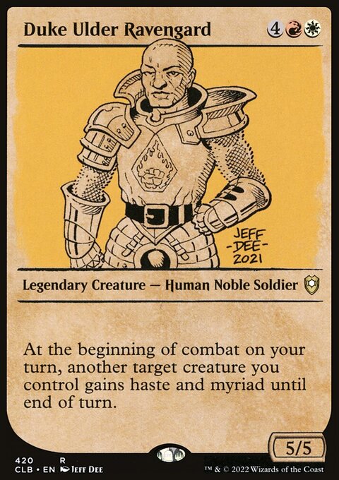Duke Ulder Ravengard (Showcase) [Commander Legends: Battle for Baldur's Gate]
