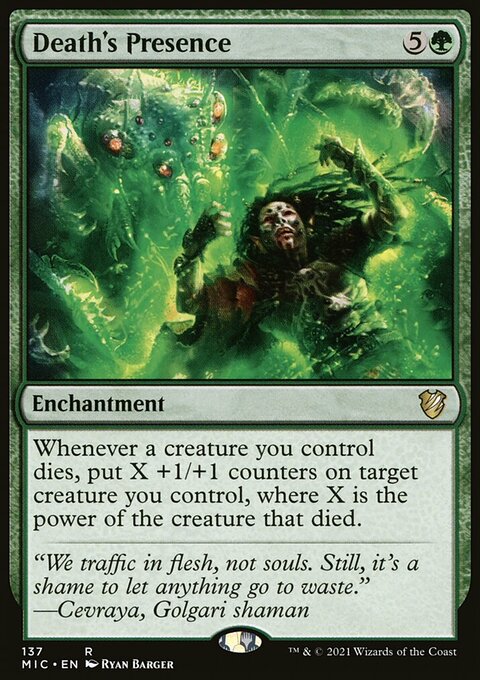 Death's Presence [Innistrad: Midnight Hunt Commander]
