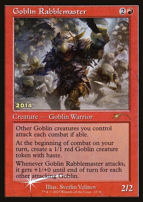 Goblin Rabblemaster [30th Anniversary Promos]