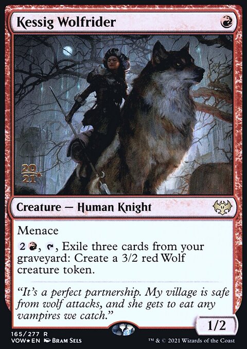 Kessig Wolfrider [Innistrad: Crimson Vow Prerelease Promos]
