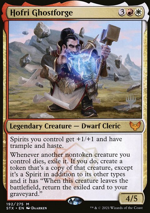 Hofri Ghostforge (Promo Pack) [Strixhaven: School of Mages Promos]
